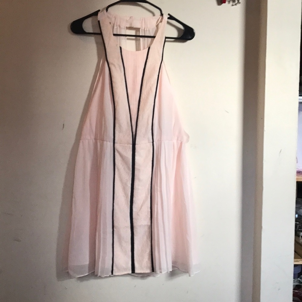 BCBGeneration cocktail dress in blush color